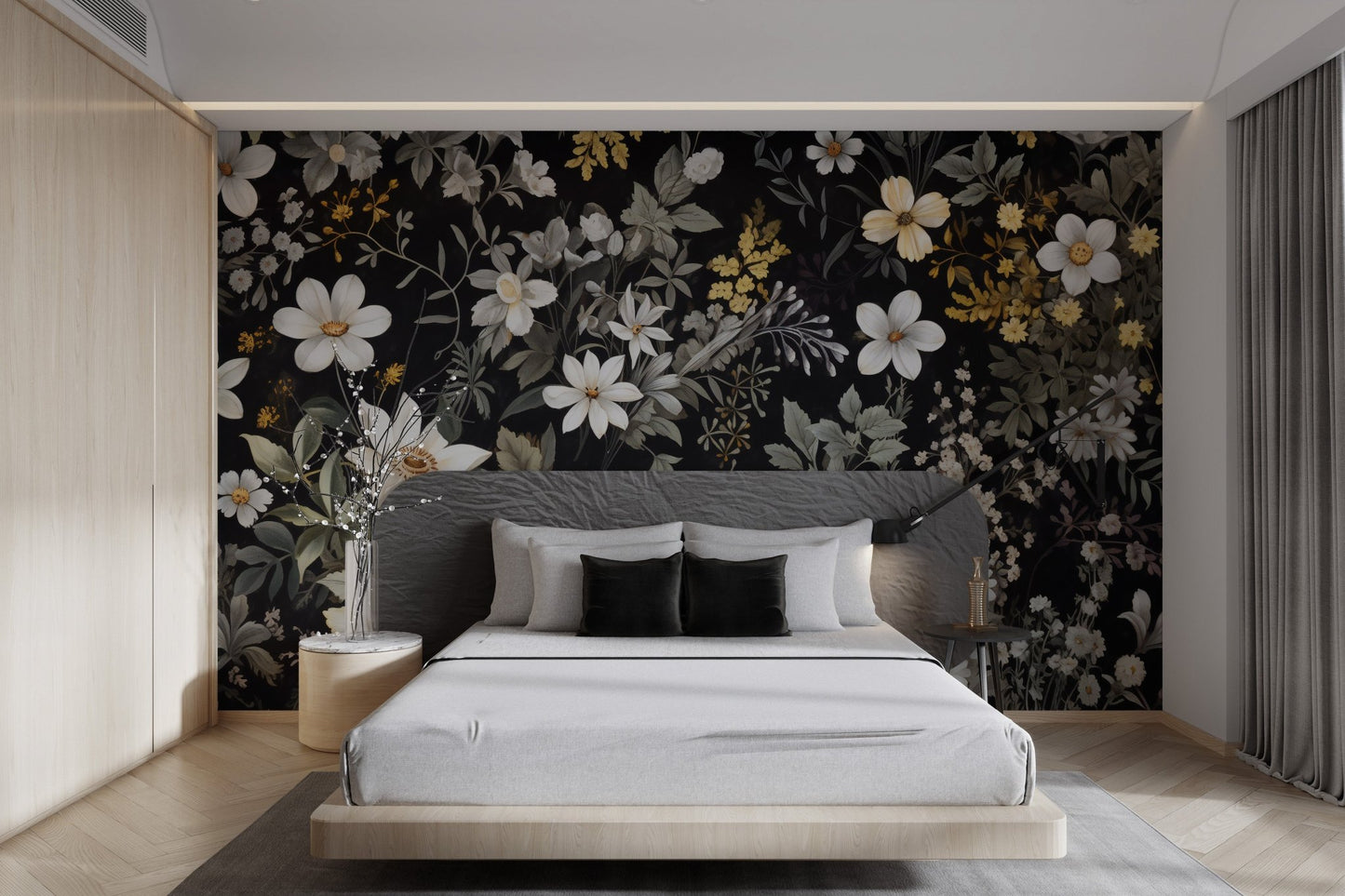 Vintage Floral Botanical Wallpaper - Wallanza