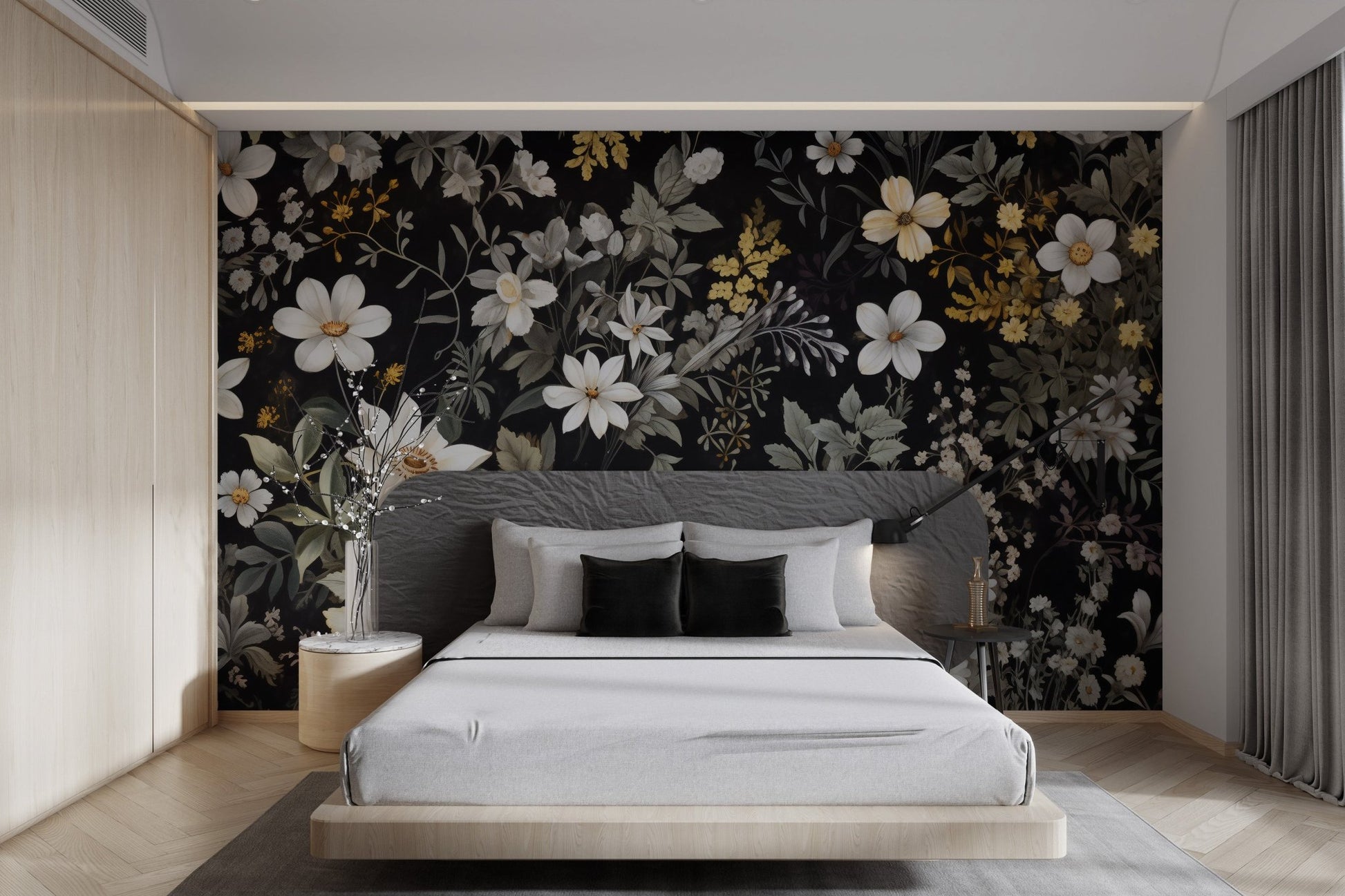 Vintage Floral Botanical Wallpaper - Wallanza
