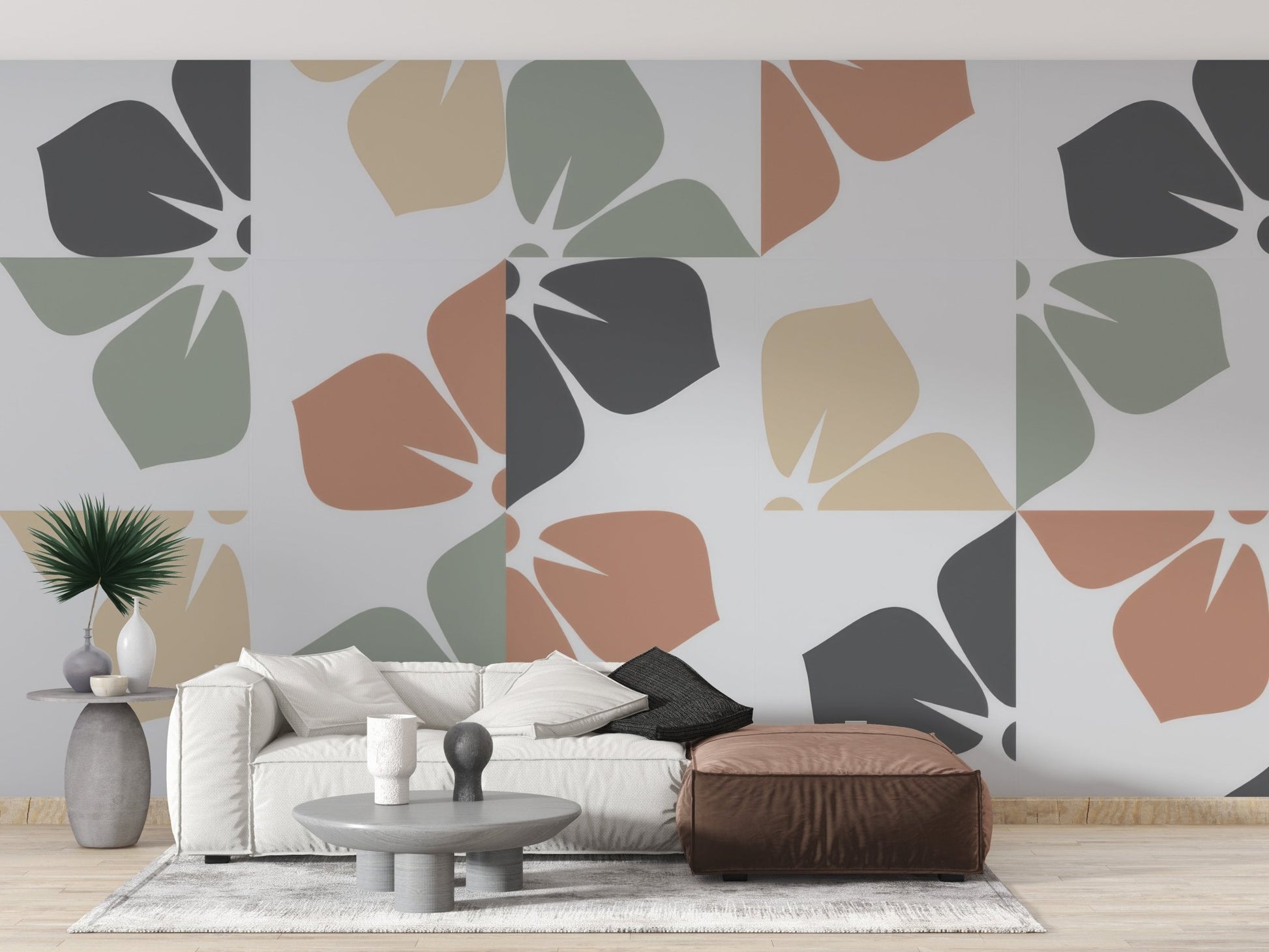Vintage Foliage Wall Mural - Wallanza