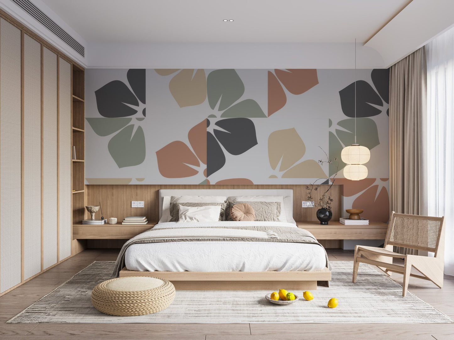 Vintage Foliage Wall Mural - Wallanza