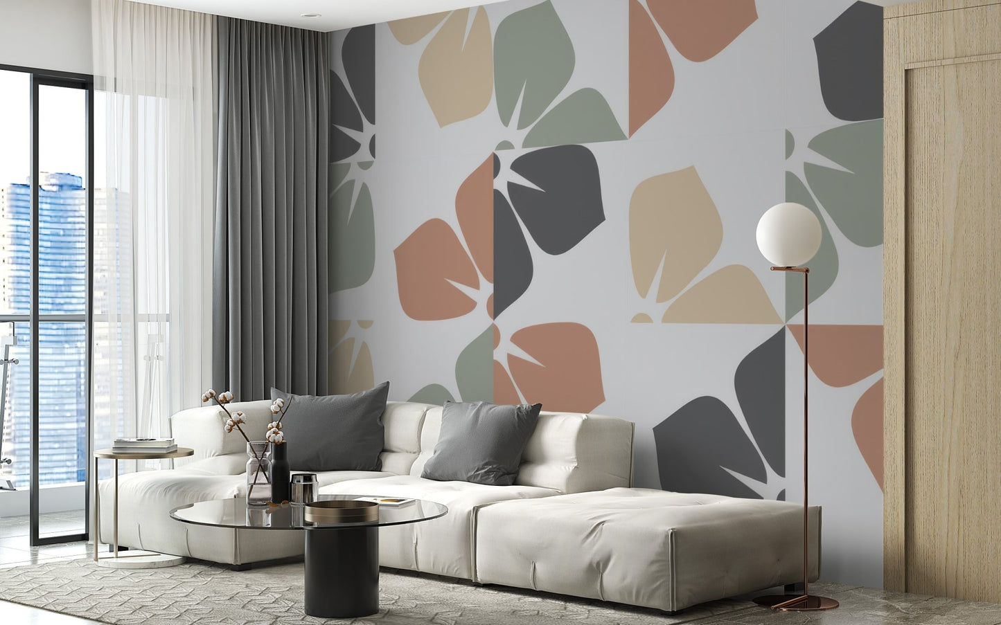 Vintage Foliage Wall Mural - Wallanza