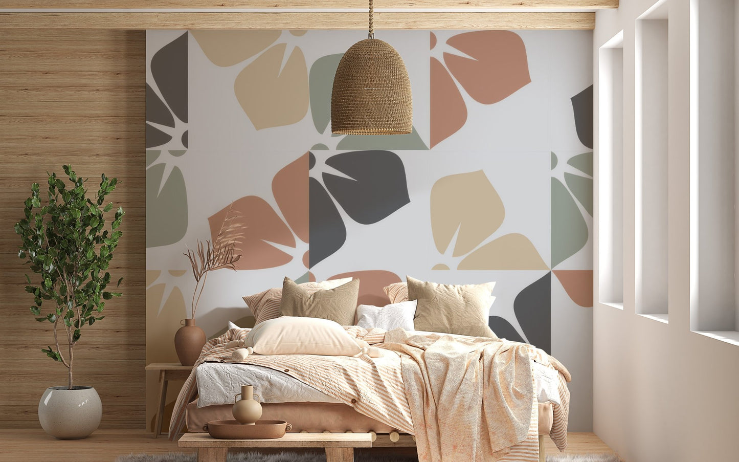Vintage Foliage Wall Mural - Wallanza
