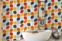 Vintage Geometric Mosaic Wallpaper - Wallanza