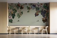 Vintage Green Fig Tree Wall Mural - Wallanza