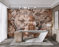 Vintage Muted Floral Wallpaper - Wallanza