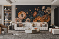 Vintage Peony Floral Wallpaper - Wallanza