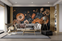 Vintage Peony Floral Wallpaper - Wallanza