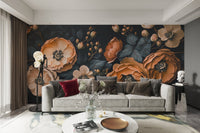 Vintage Peony Floral Wallpaper - Wallanza