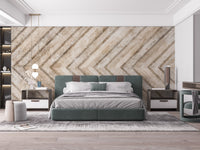 Artistic vintage stone mural for modern walls
