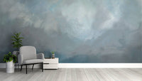 Watercolor Beach Wallpaper Mural - Wallanza