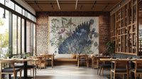 Watercolor Floral Harmony Wall Mural - Wallanza