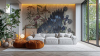 Watercolor Floral Harmony Wall Mural - Wallanza