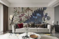 Watercolor Floral Harmony Wall Mural - Wallanza