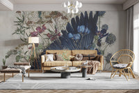Watercolor Floral Harmony Wall Mural - Wallanza