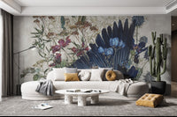 Watercolor Floral Harmony Wall Mural - Wallanza