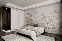 Watercolor Floral Wallpaper Mural - Wallanza
