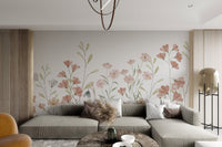 Watercolor Floral Wallpaper Mural - Wallanza