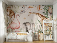 Underwater Dreams mural showing coral and bubbles in an office.