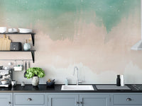 Watercolor Ombre Effect Wallpaper Mural