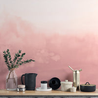 Watercolor Pink Ombre Wallpaper - Wallanza