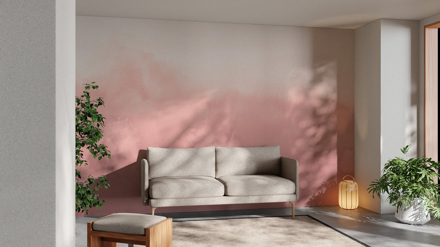 Watercolor Pink Ombre Wallpaper - Wallanza