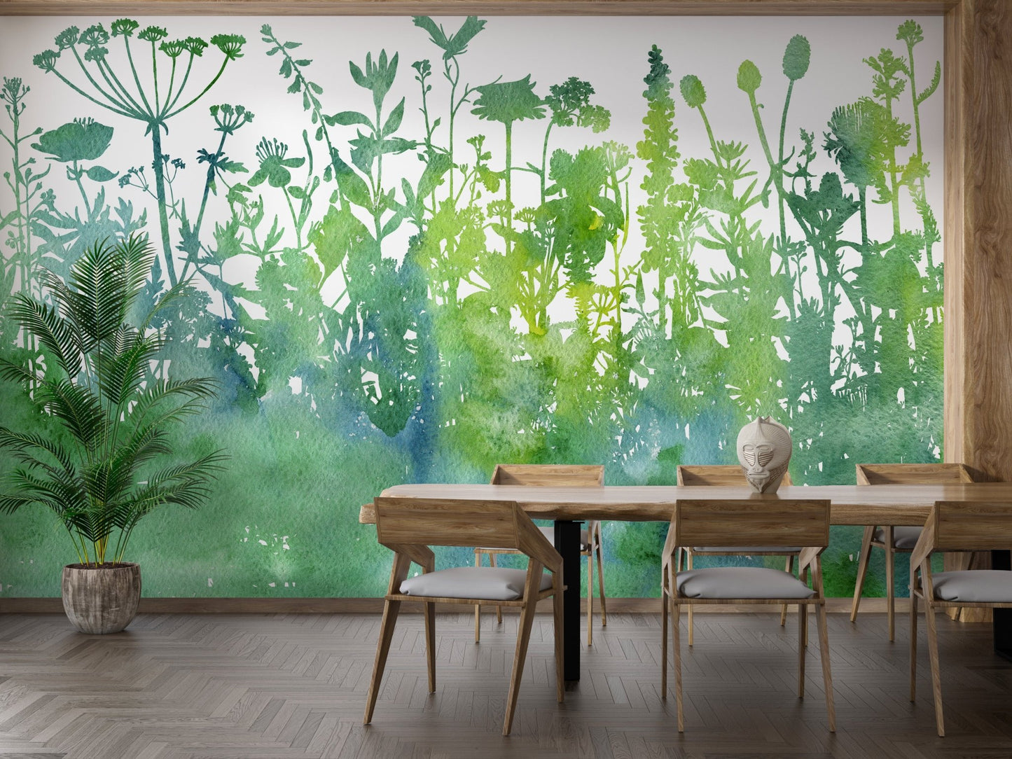 Watercolor Tree Reverie Wall Mural for creative walls