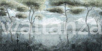 Classic Italian Pine Lake Wall Mural