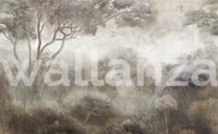 Whispering Mist Forest Mural Wall Mural