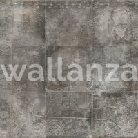 Distressed Damask Concrete Wall Mural