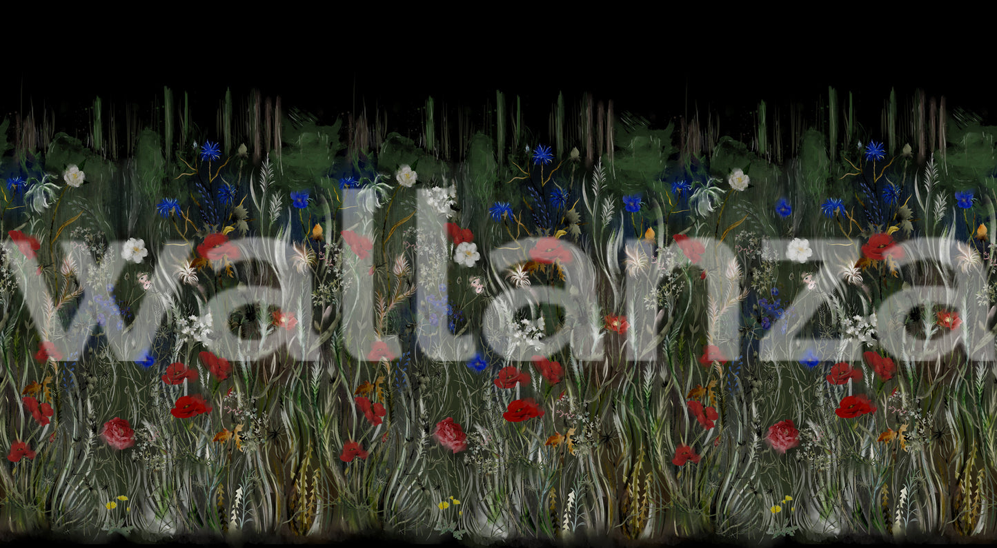 Nocturnal Meadow Bloom Wallpaper⁠