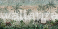 Royal Elephant Oasis Wall Mural