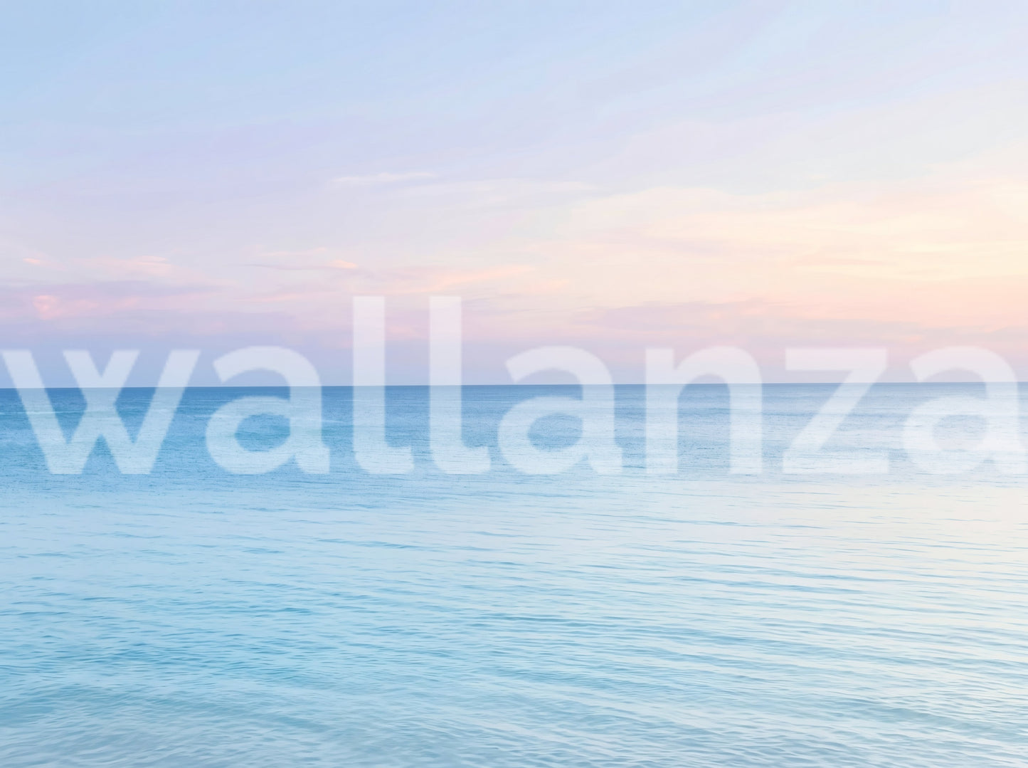 Ethereal Morning Sea Calm Gradient Mural Wall Mural