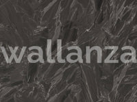 Dark charcoal stone texture mural with white and silver mineral veins
