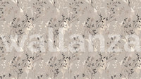 Elegant Botanical Beige and Charcoal Floral Wallpaper Wallpaper⁠