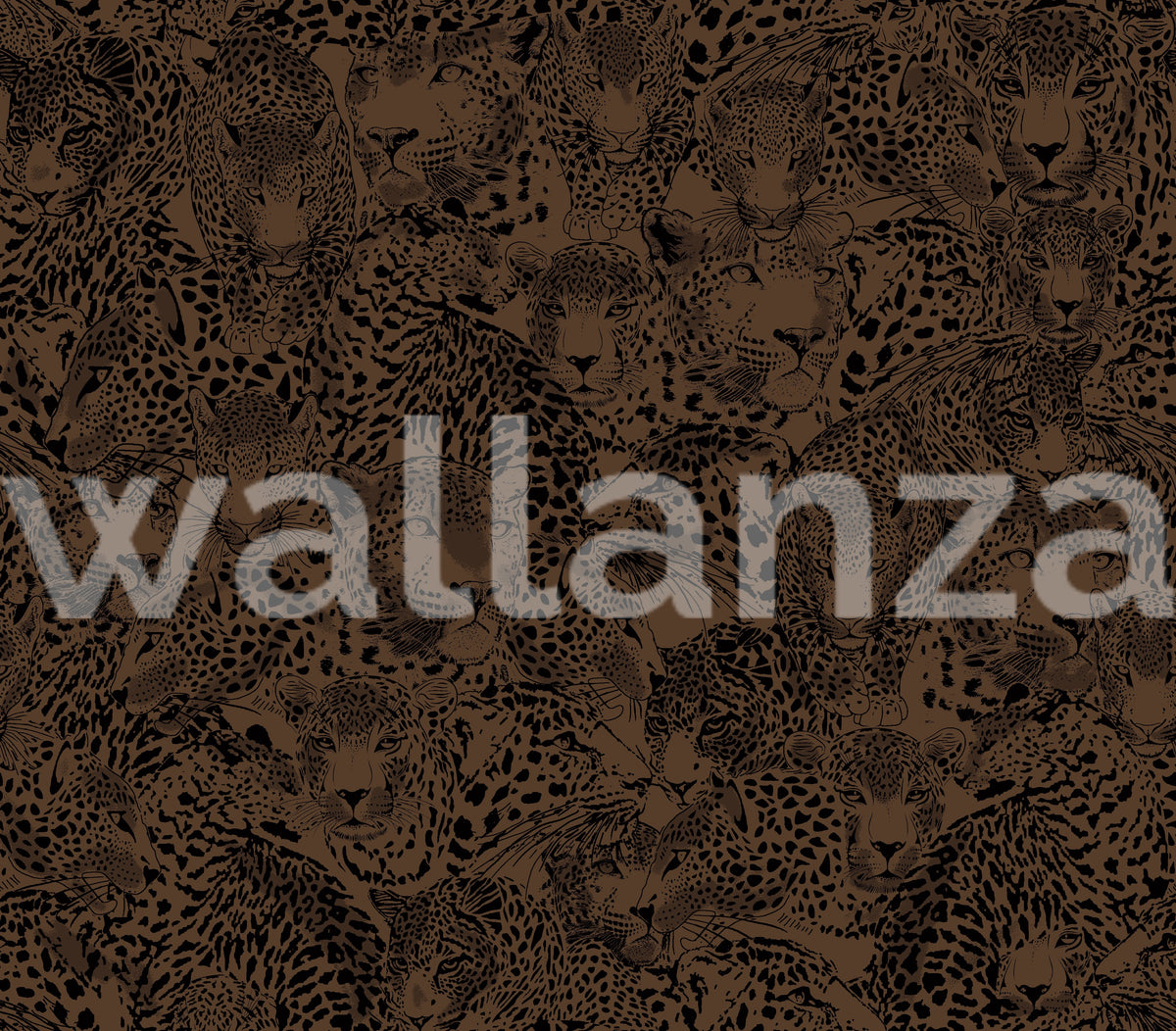 Wild Life - Brown Wallpaper⁠