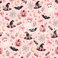 Cute Kawaii Halloween Pastel Pink  Wallpaper⁠