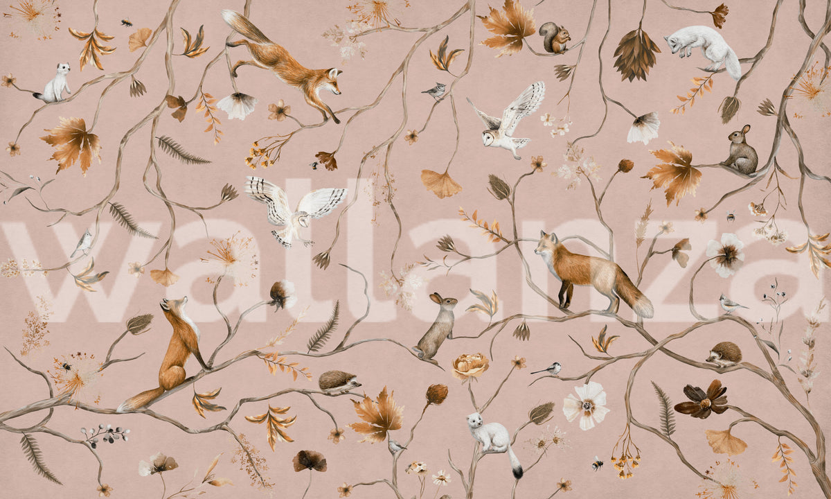 Forest Friends Fable Wall Mural