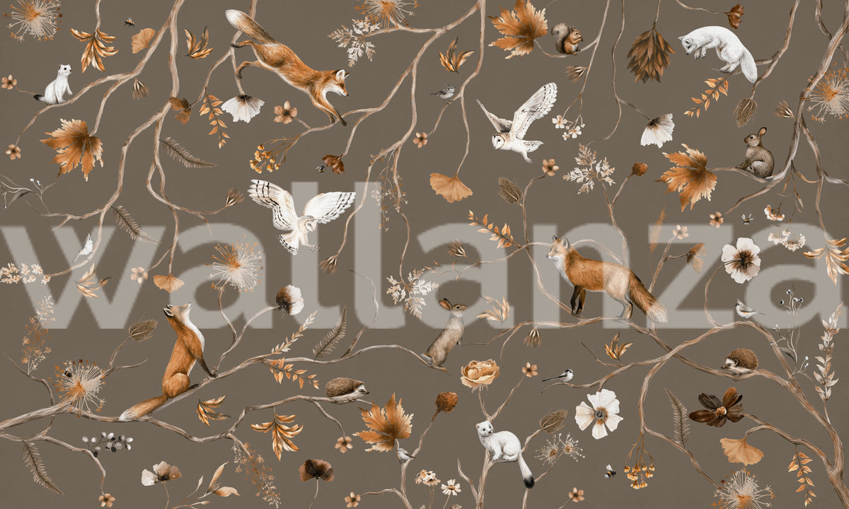 Forest Friends Wall Mural