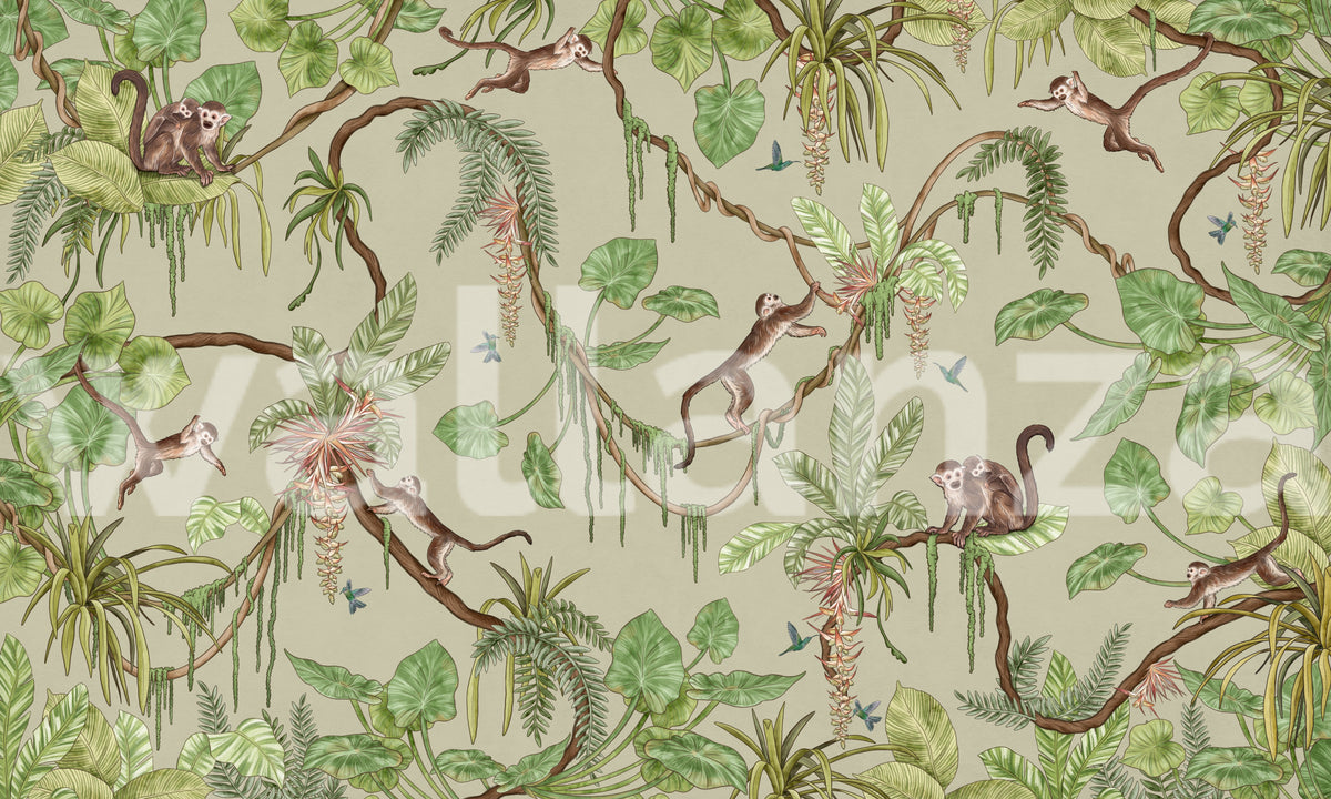 Jungle Jamboree Wall Mural