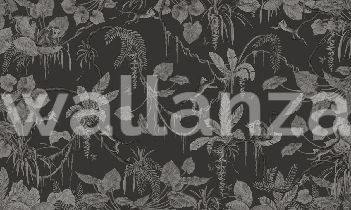 Jungle Nightfall Wall Mural