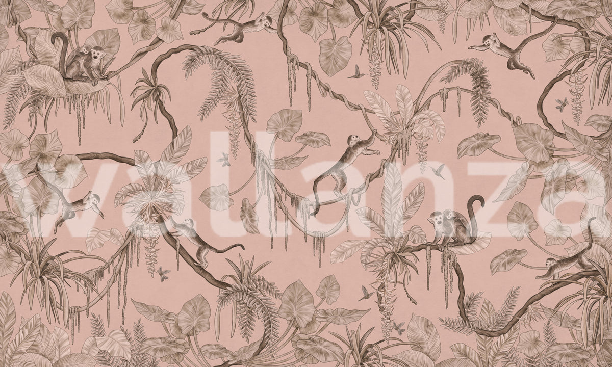 Jungle Serenade Wall Mural