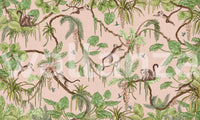 Monkey Business in Paradise Wall Mural