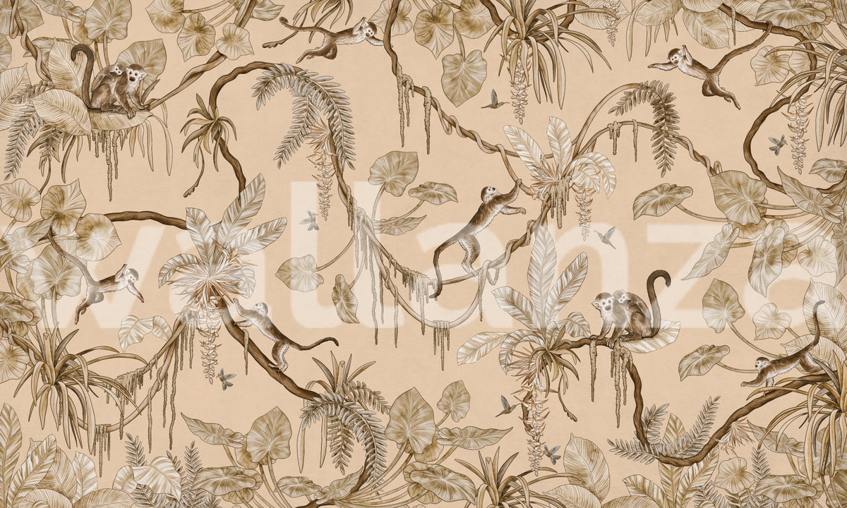 Jungle Escapade Wall Mural