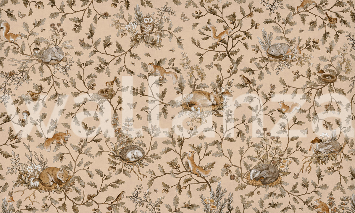 Forest Slumber Wall Mural