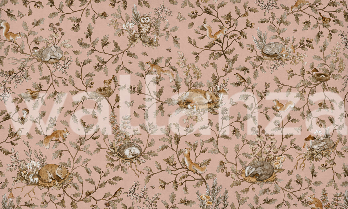 Forest Nap Wall Mural