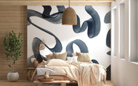 Wavy Elegance Wall Mural - Wallanza