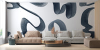 Wavy Elegance Wall Mural - Wallanza