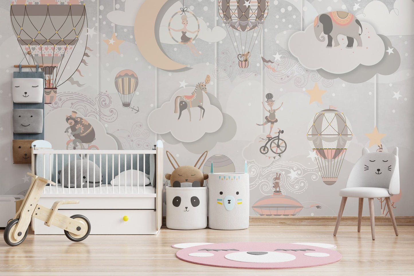 Whimsical Circus Wallpaper Mural - Wallanza