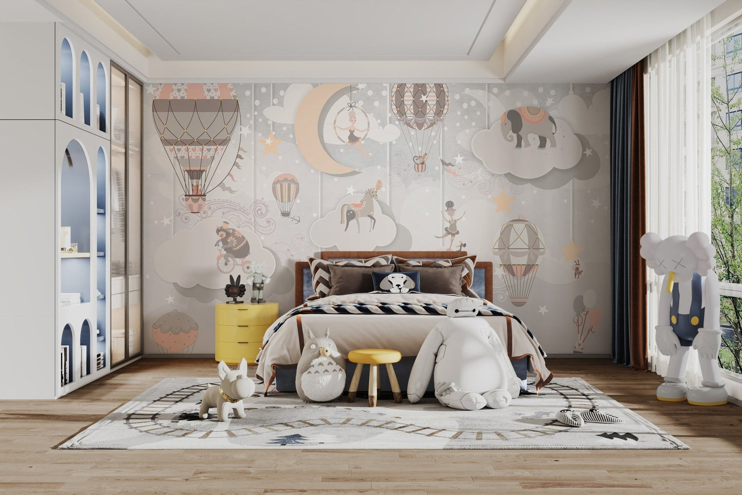 Whimsical Circus Wallpaper Mural - Wallanza