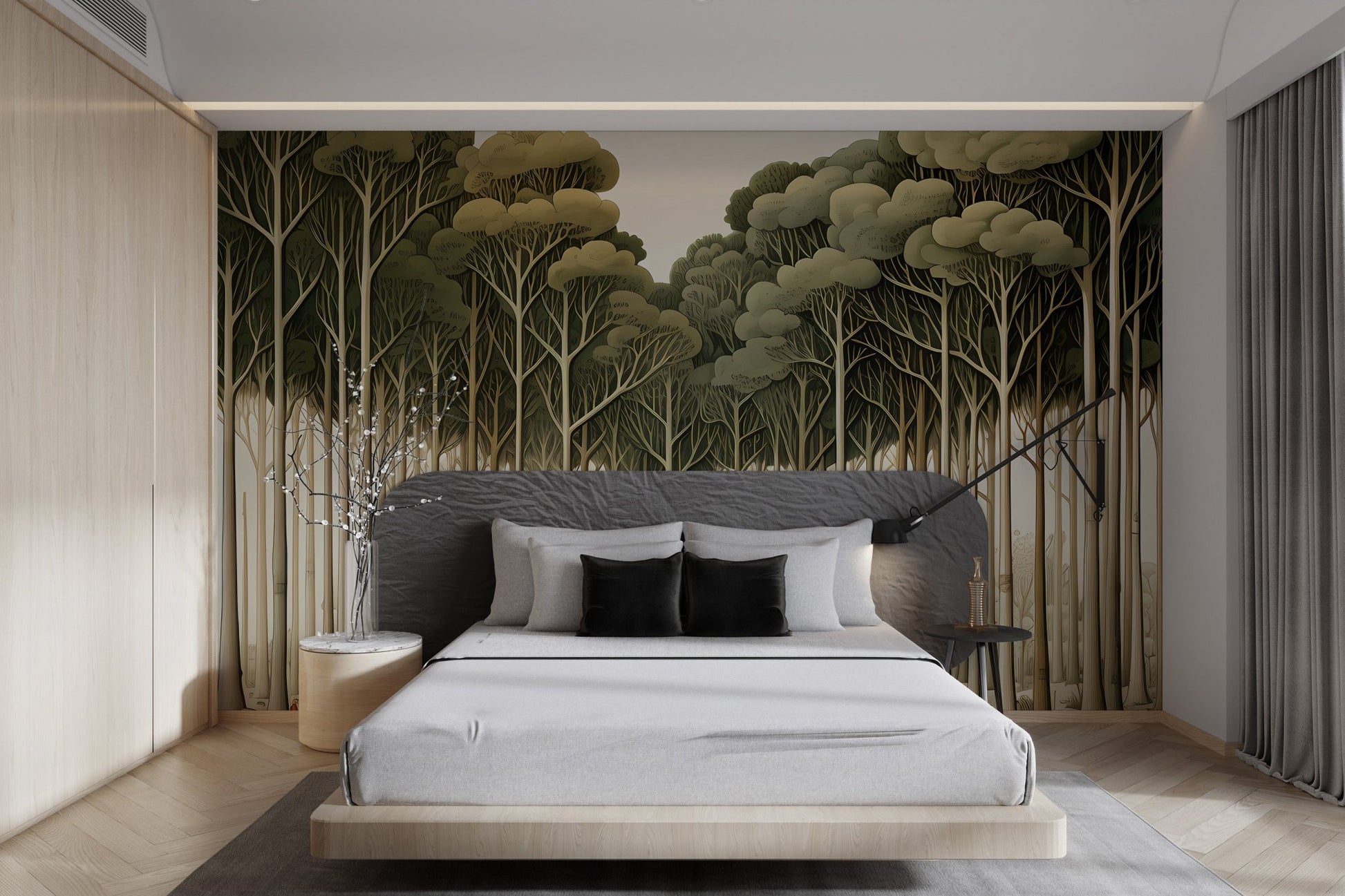 Whimsical Fantasy Forest Wallpaper - Wallanza